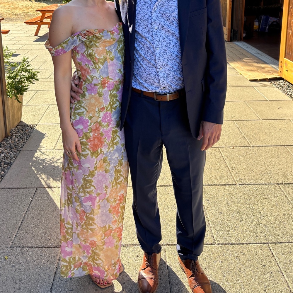 Park & Fifth Floral Off-Shoulder Dress